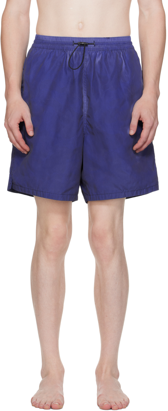 Shop Bape Blue Camo Heat Reactive Shorts