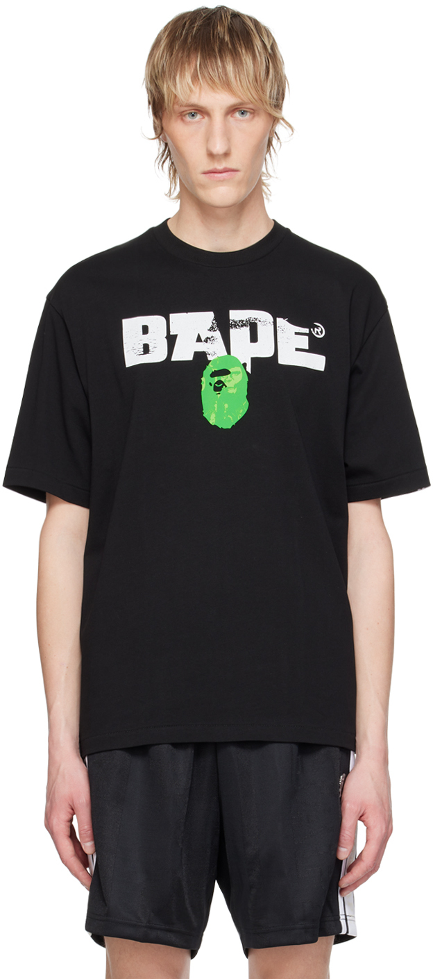 Shop Bape Black Army T-shirt