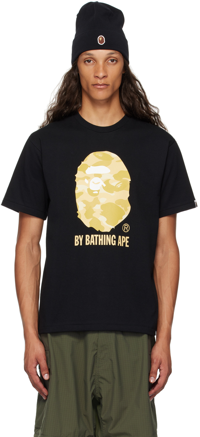 Black Color Camo 'By Bathing Ape' T-Shirt