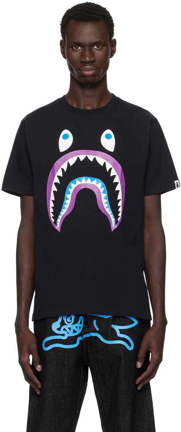 Black Colors Shark Ponr T-shirt