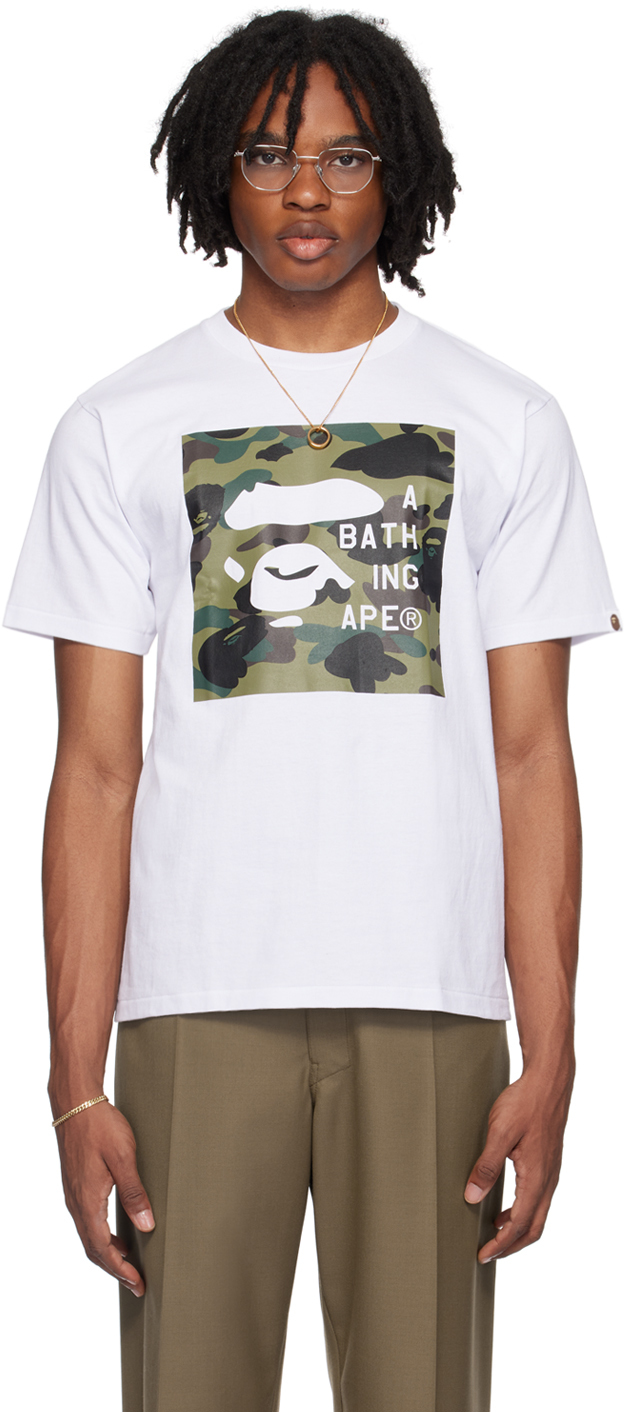 White 1st Camo T-Shirt