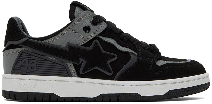 Black & Gray Sk8 Sta #6 M2 Sneakers