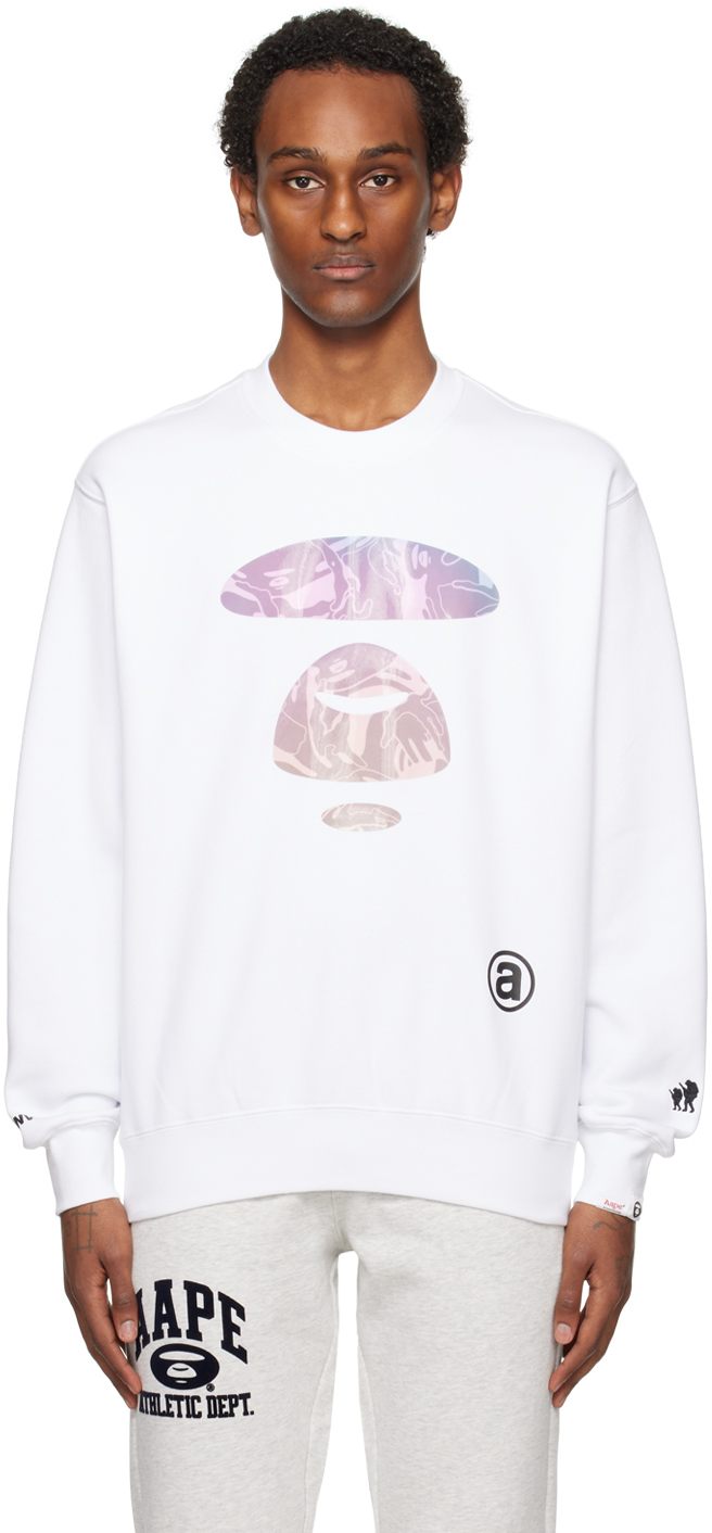White Holographic Sweatshirt