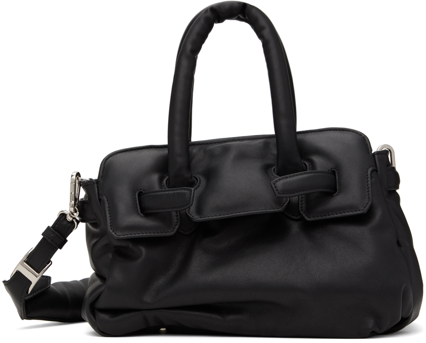 Shop Miharayasuhiro Black Puffer Hand Bag