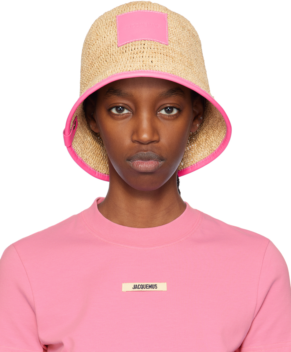 Beige & Pink 'Le bob Soli' Hat