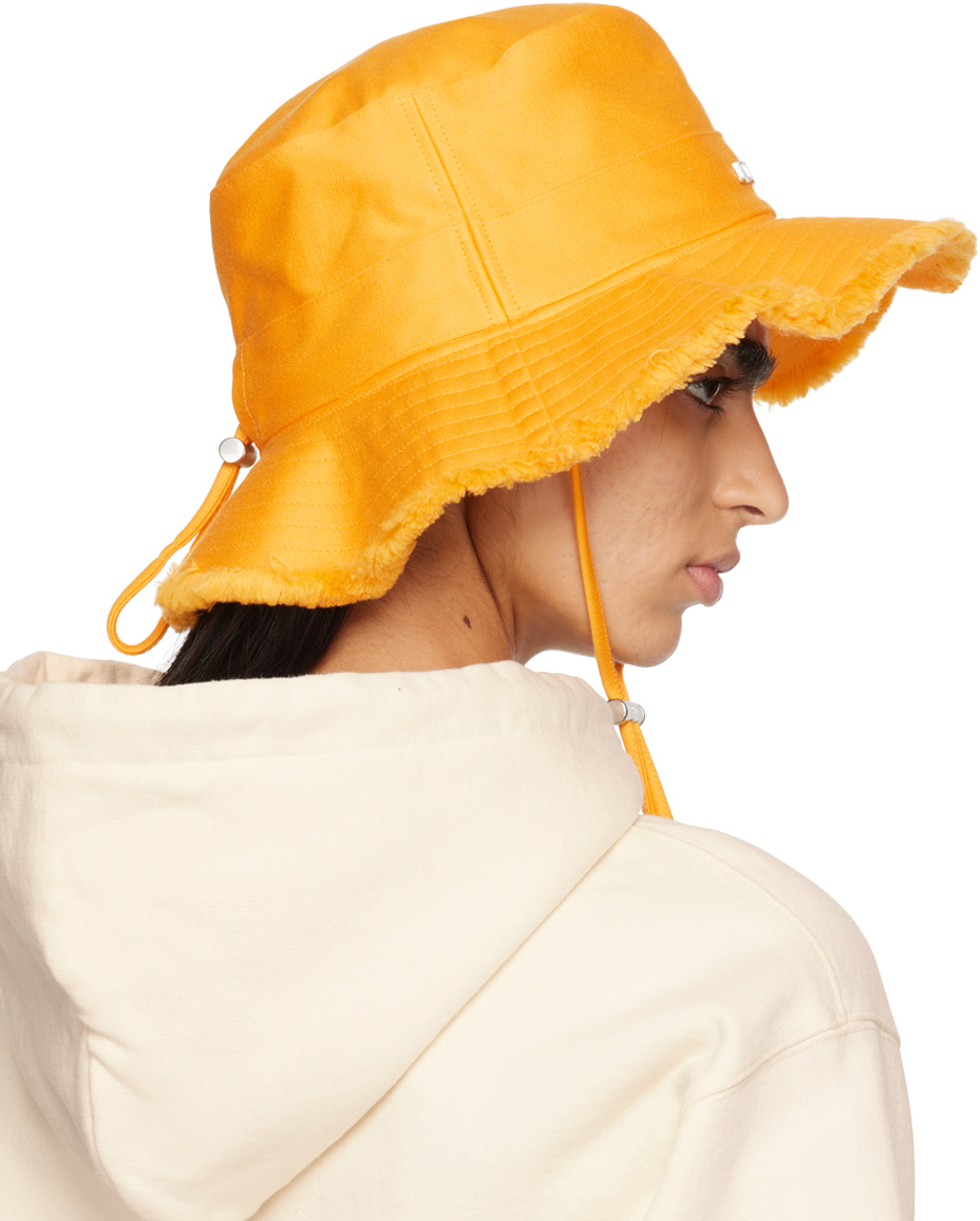 Jacquemus Orange Yellow Jacquemus Bucket Hat Jacquemus