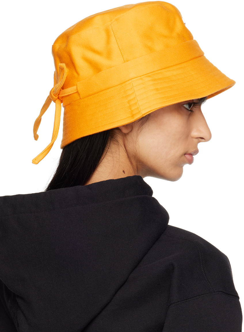 Jacquemus Orange 'Le bob Gadjo' Bucket Hat | Smart Closet