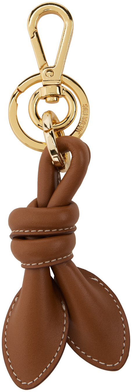 Tan Les Classiques 'Le Porte Cles Tournis' Keychain by