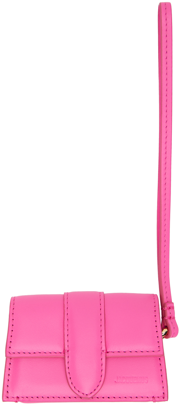 Jacquemus Pink 'le Porte Bambino' Airpods Case In 434 Neon Pink
