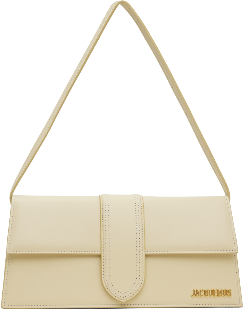 Jacquemus Off-white Les Classiques 'le Bambino Long' Bag In 120 Ivory