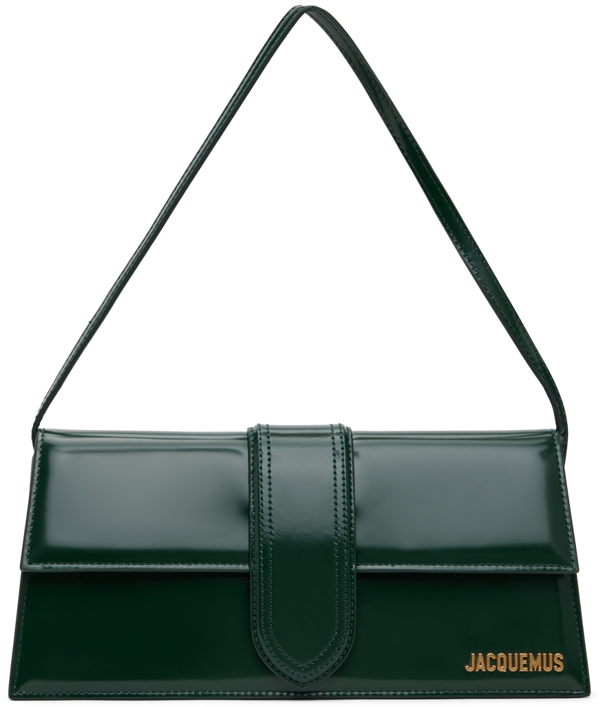 JACQUEMUS Green 'Le Bambino Long' Bag SSENSE Canada