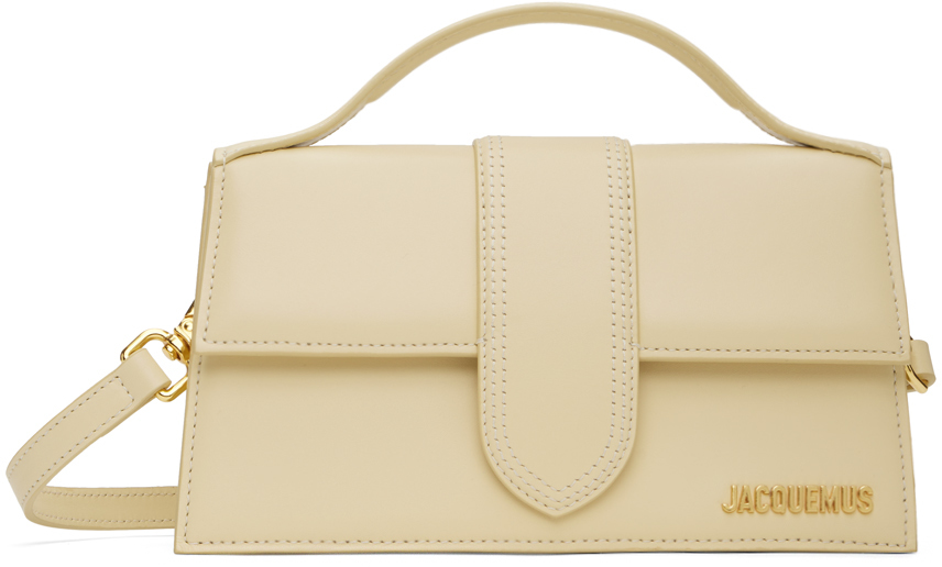 Jacquemus Off-white Les Classiques 'le Grand Bambino' Bag In 120 Ivory