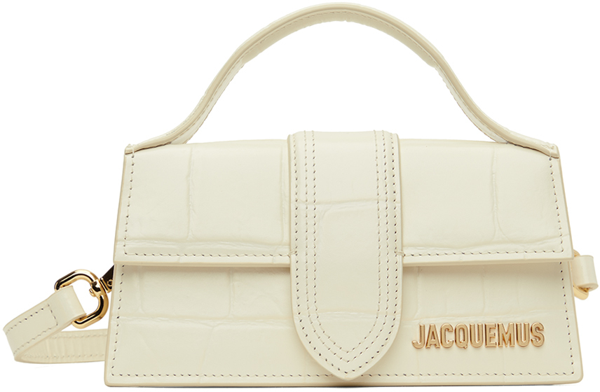 Jacquemus Off-white Les Sculptures 'le Bambino' Bag In 115 Light Ivory