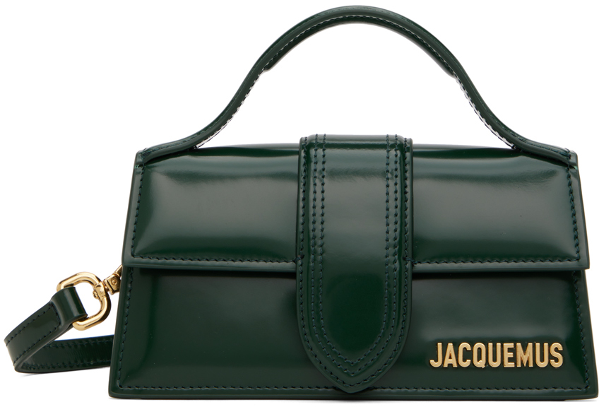 Jacquemus Green 'le Bambino' Bag In 590 Dark Green