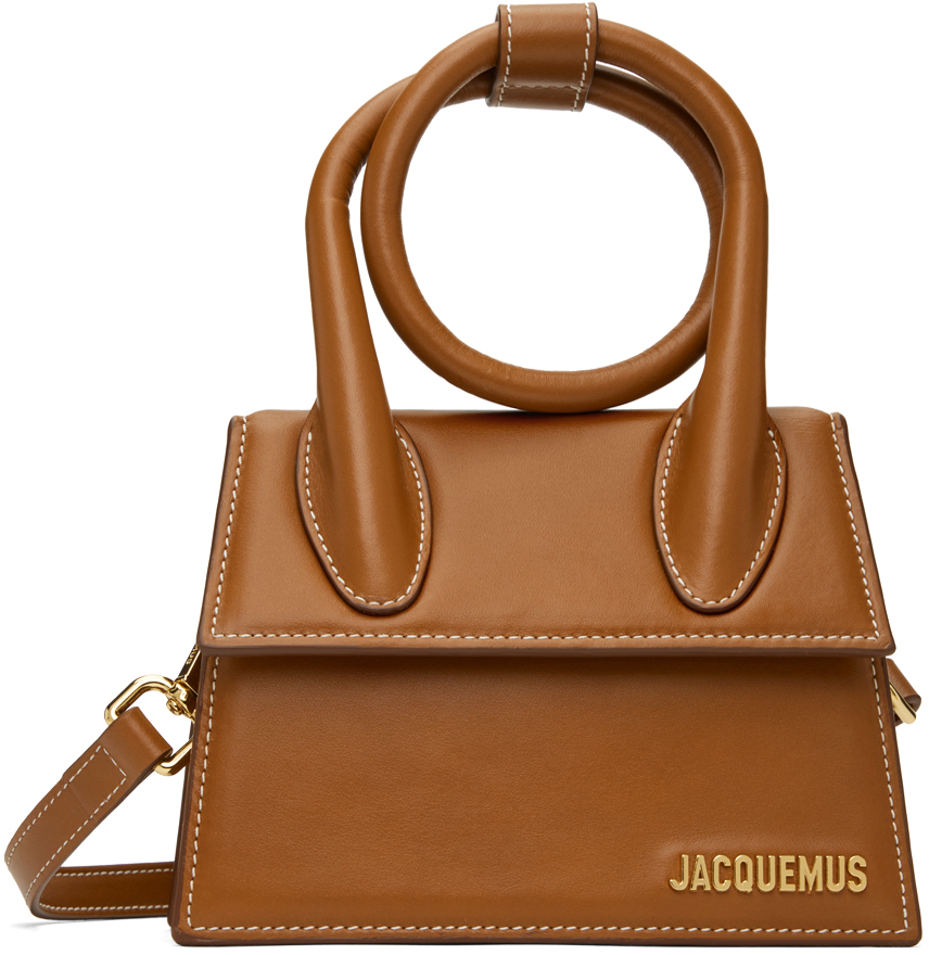 Jacquemus Tan Les Classiques 'le Chiquito Noeud' Bag In 811 Light Brown 2