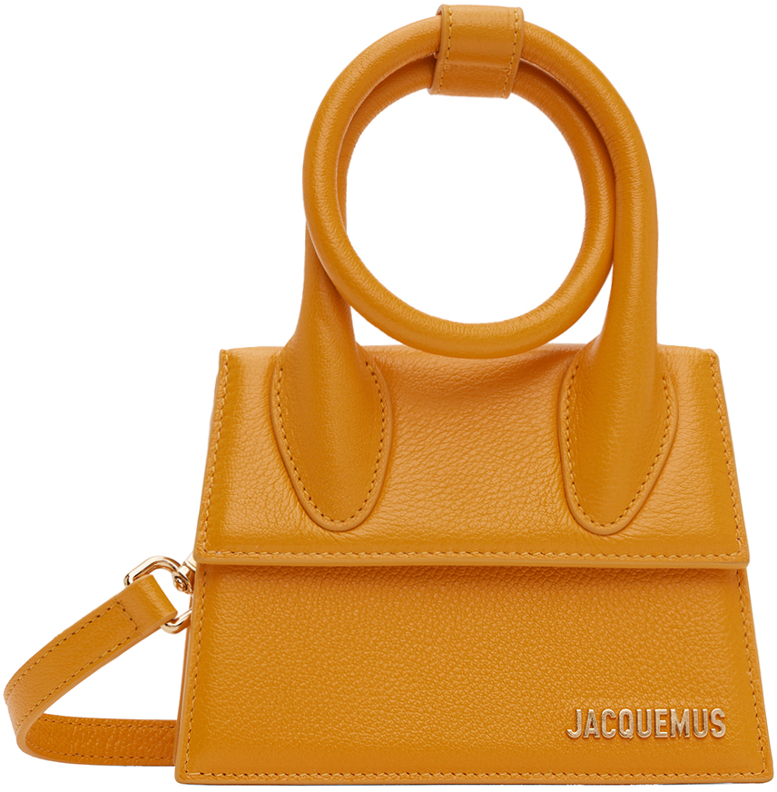 Jacquemus Le Chiquito Noeud Bag In Orange