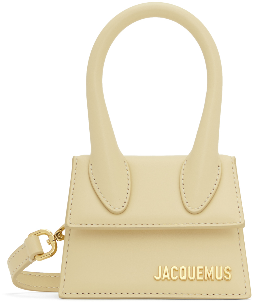 Jacquemus Off-white Les Classiques 'le Chiquito' Bag In 120 Ivory