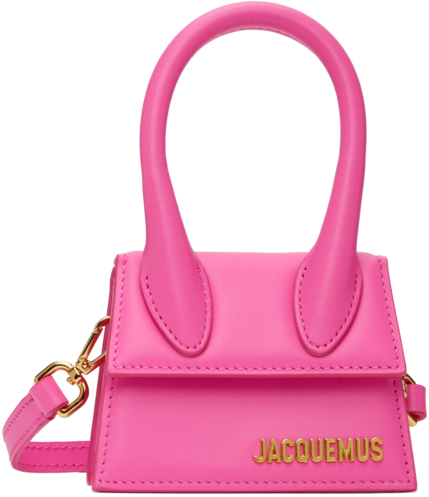 Jacquemus Pink Les Classiques 'le Chiquito' Bag In 434 Neon Pink