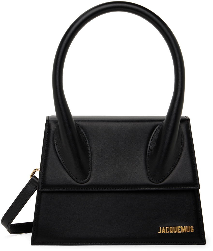 Jacquemus Black Les Classiques 'le Grand Chiquito' Bag In 990 Black