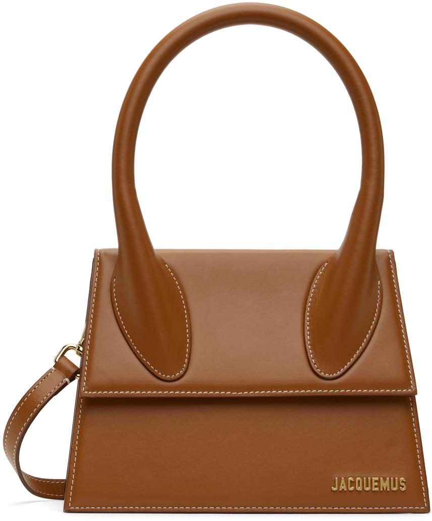 Jacquemus Brown Les Classiques 'le Grand Chiquito' Bag In 811 Light Brown 2