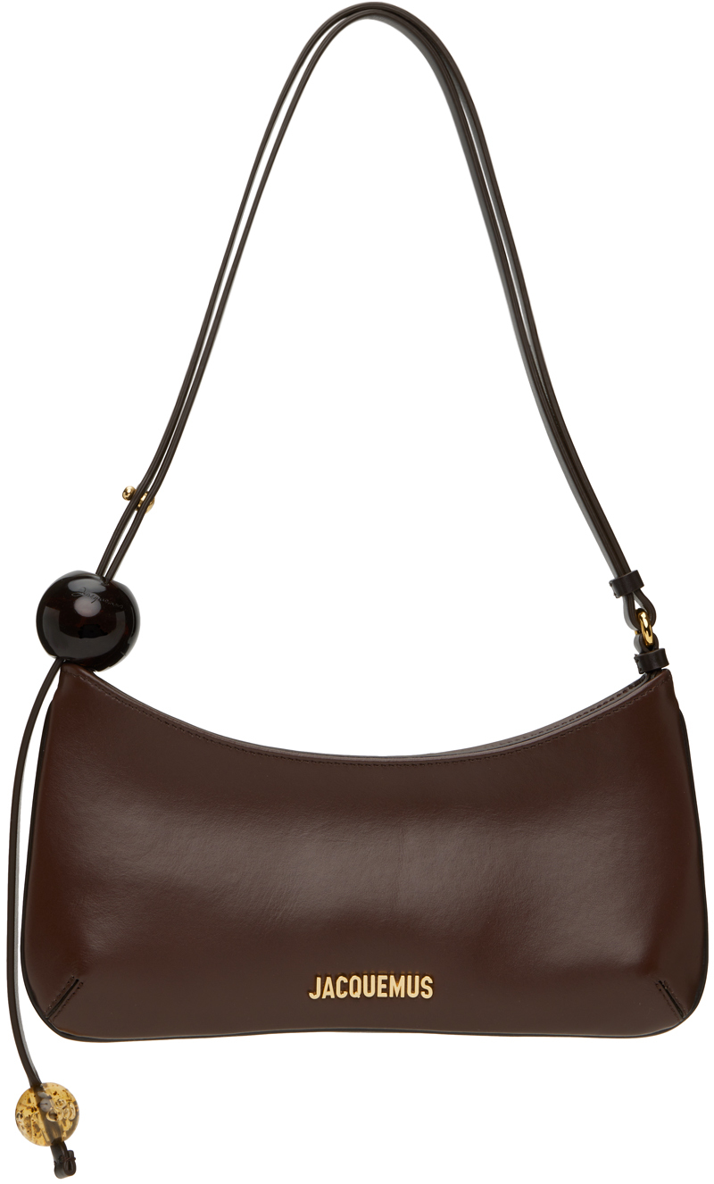 JACQUEMUS BROWN LES CLASSIQUES 'LE BISOU PERLE' BAG