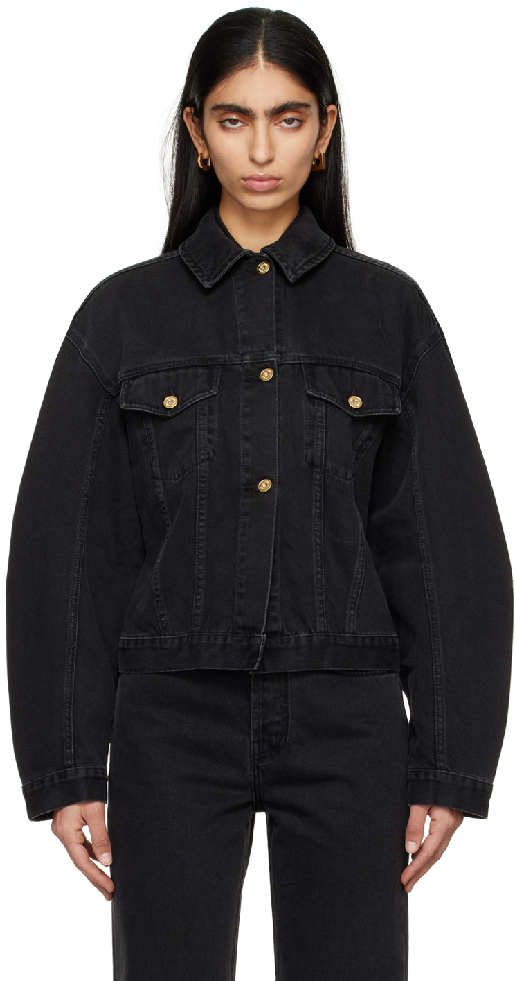 JACQUEMUS: Black Les Classiques 'La veste de-Nîmes' Denim Jacket | SSENSE