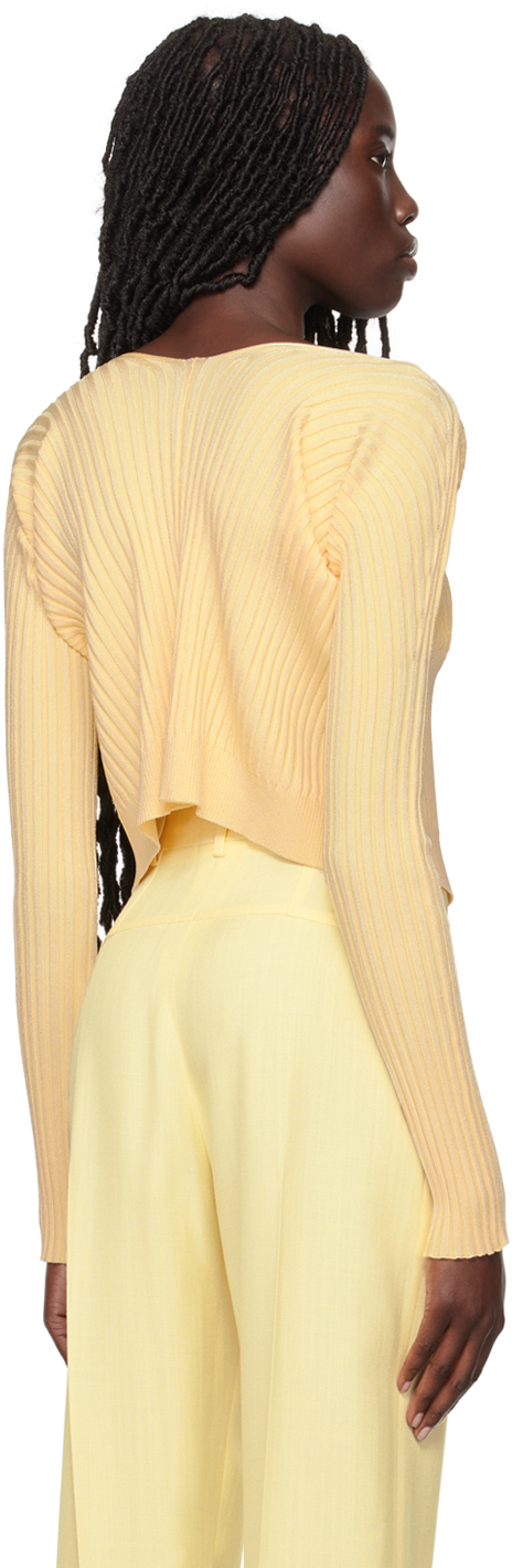 Jacquemus La Maille Pralu Lounge In 212 Light Yellow 2
