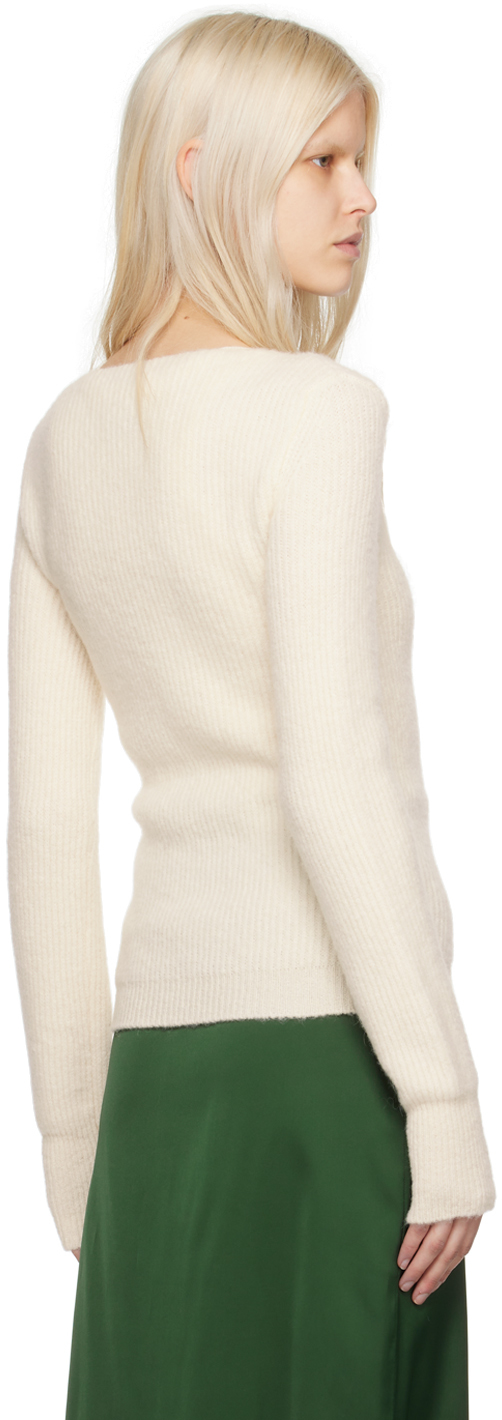 Jacquemus La Maille Pau Sweater In 130 Light Beige