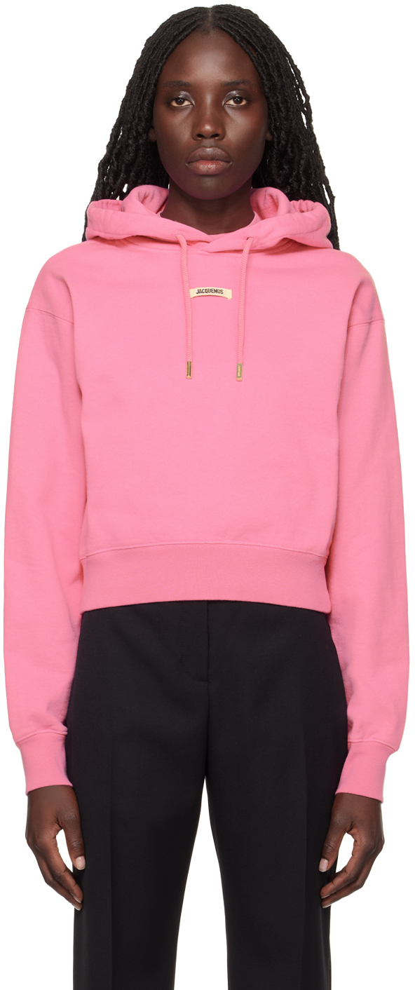 Pink Les Classiques 'Le hoodie Gros Grain' Hoodie