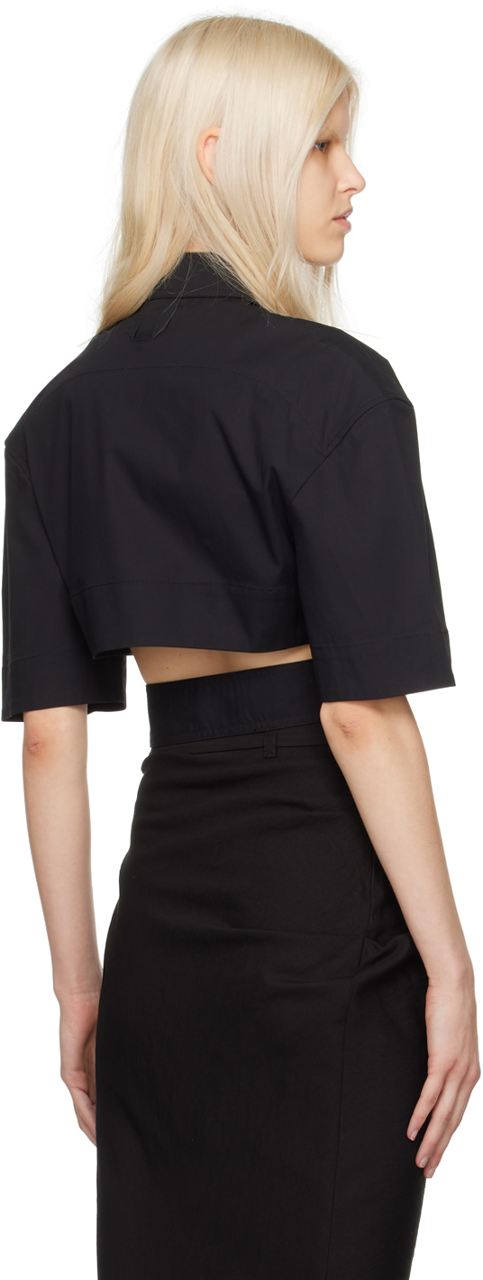 JACQUEMUS BLACK LES CLASSIQUES 'LA CHEMISE BARI' SHIRT 