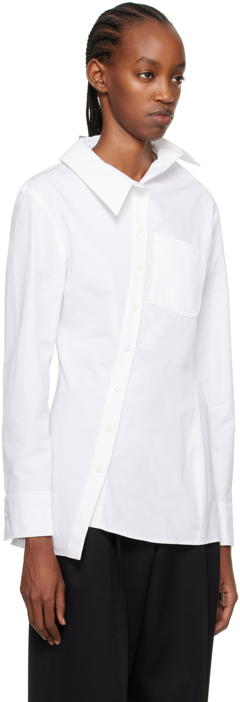 Jacquemus White Les Sculptures 'la Chemise Pablo' Shirt In 100 White