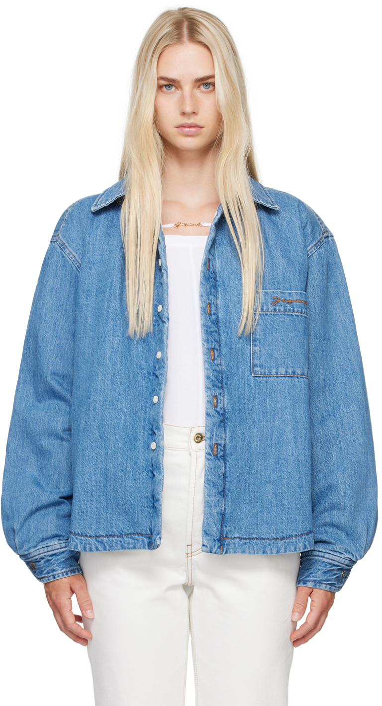 トップス JACQUEMUS 22ss La Chemise Jean Shirt 27371626_58033242_600.jpg