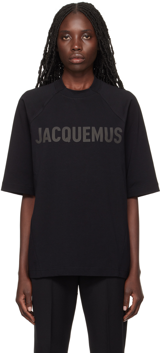 Black Les Classiques 'Le t-shirt Typo' T-Shirt