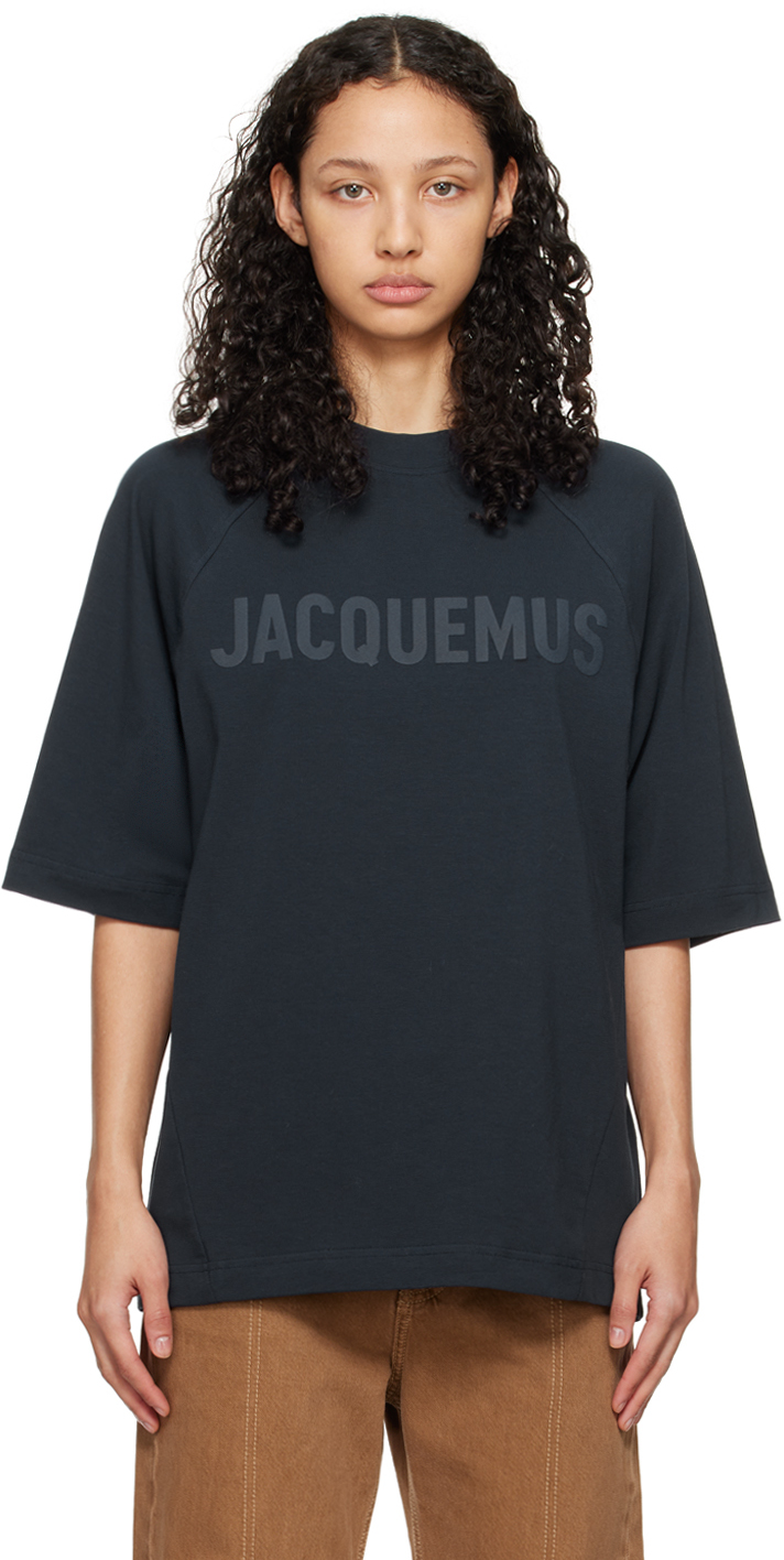 Jacquemus Womens Orange Le T-shirt Desenho Logo-print Cotton T-shirt -  ShopStyle