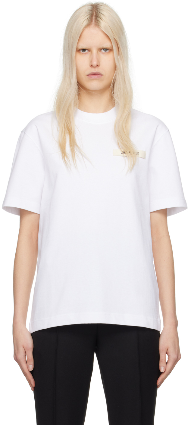 White Les Classiques 'Le T-Shirt Gros Grain' T-Shirt