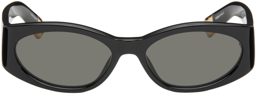Black 'Les Lunettes Ovalo' Sunglasses
