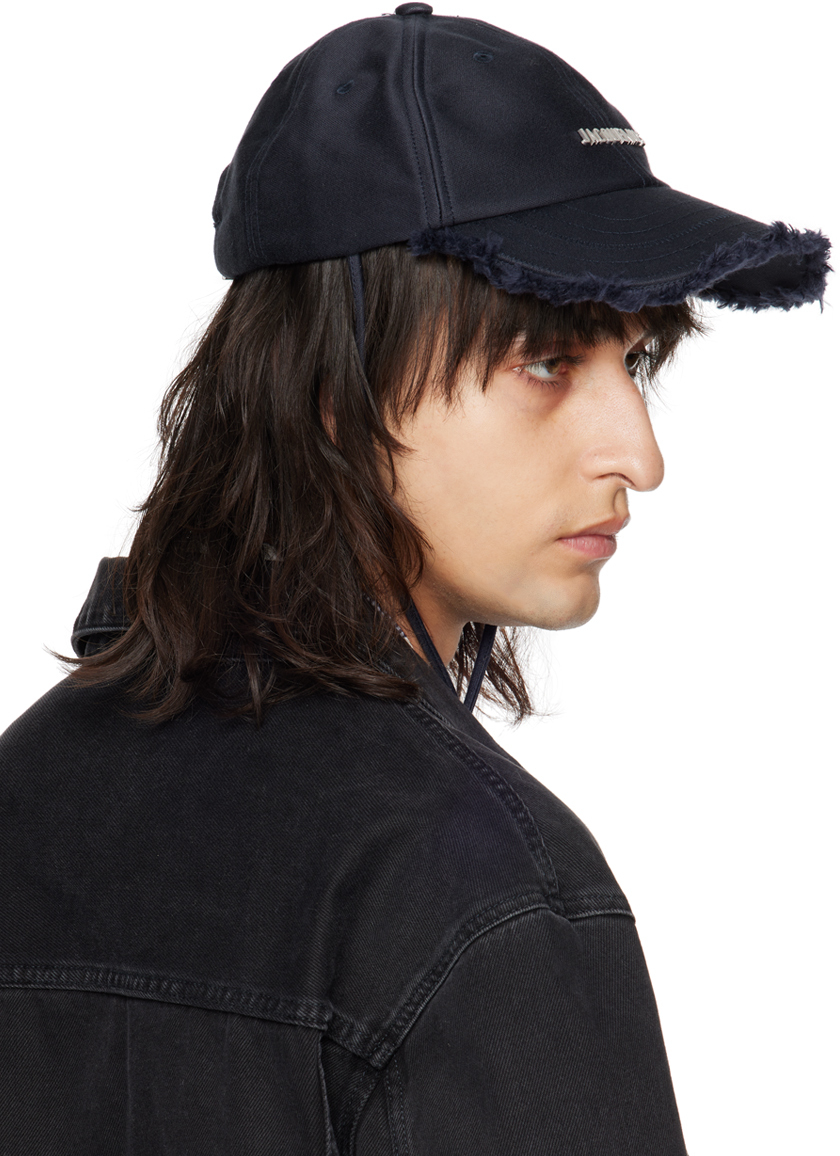 JACQUEMUS La Casquette Artichaut ネイビー ジャックムス - LA CASQUETTE ARTICHAUT | HBX - ハイプビースト
