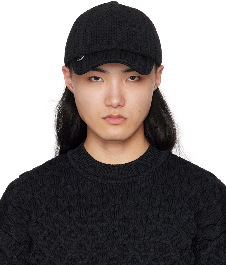 Black Les Sculptures 'La casquette Belo' Cap