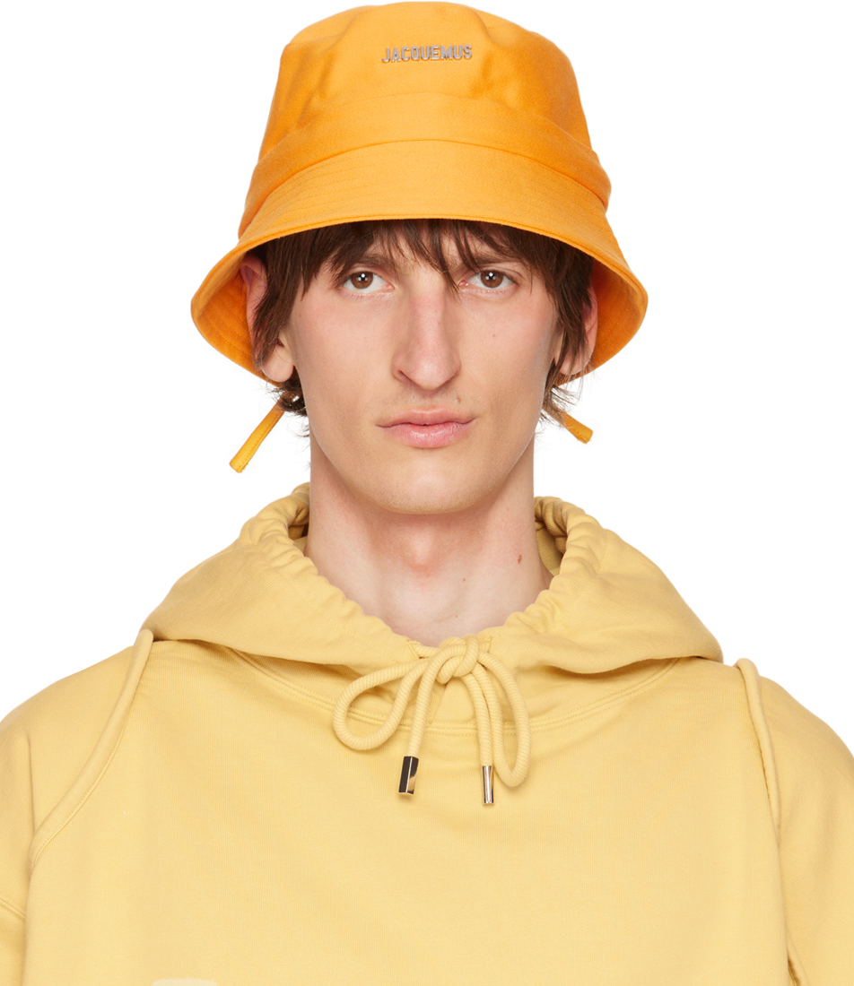Jacquemus Orange 'le Bob Gadjo' Hat In 780 Dark Orange