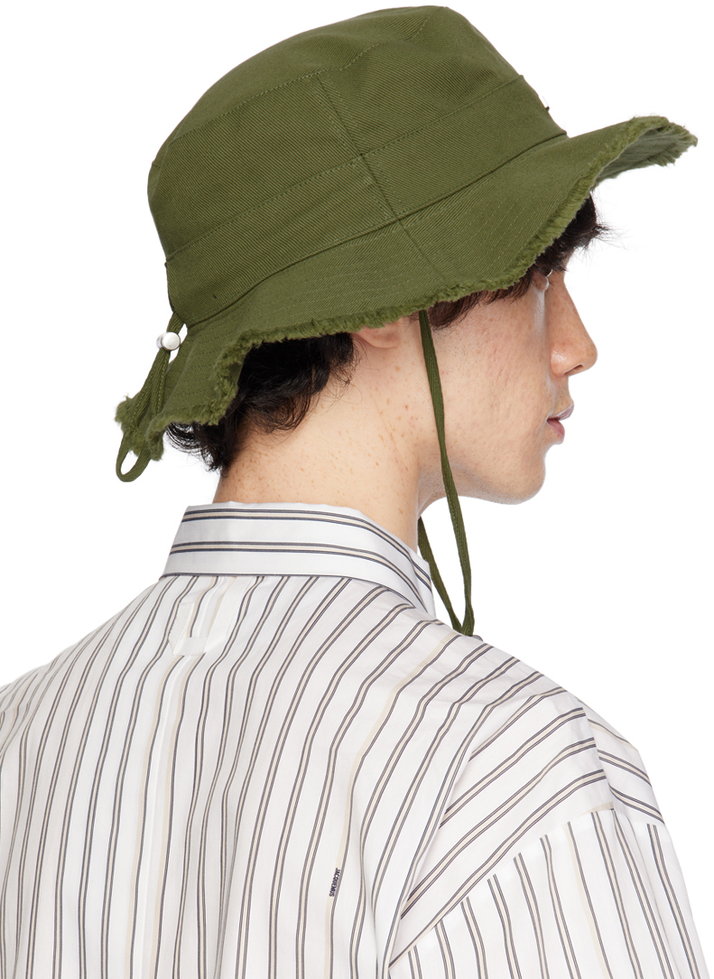 Jacquemus Khaki Les Classiques 'Le Bob Artichaut' Bucket Hat