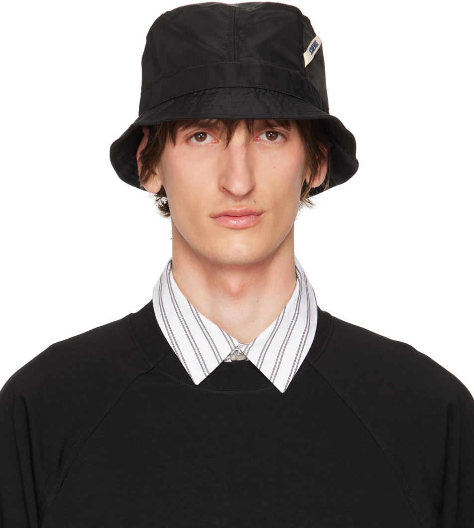 Jacquemus The Ovalie Sun Hat In Black