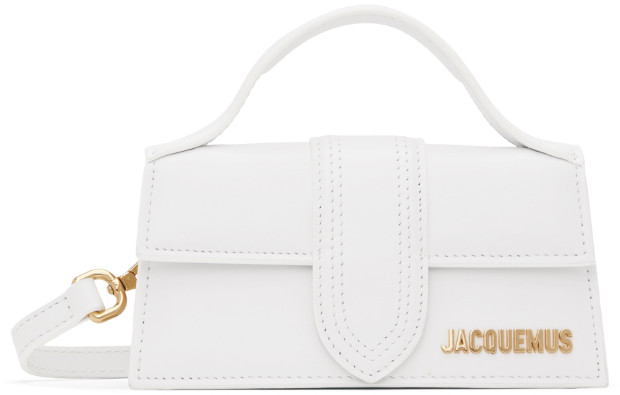 Jacquemus White Les Classiques 'le Bambino' Bag In 100 White