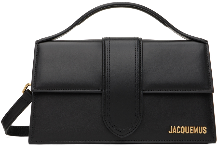 Jacquemus Black Les Classiques 'le Grand Bambino' Bag In 990 Black