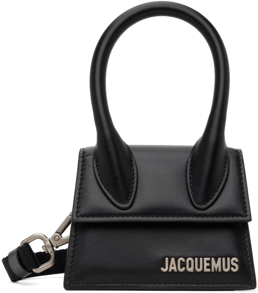 Shop Jacquemus Black Les Classiques 'le Chiquito Homme' Bag In 990 Black