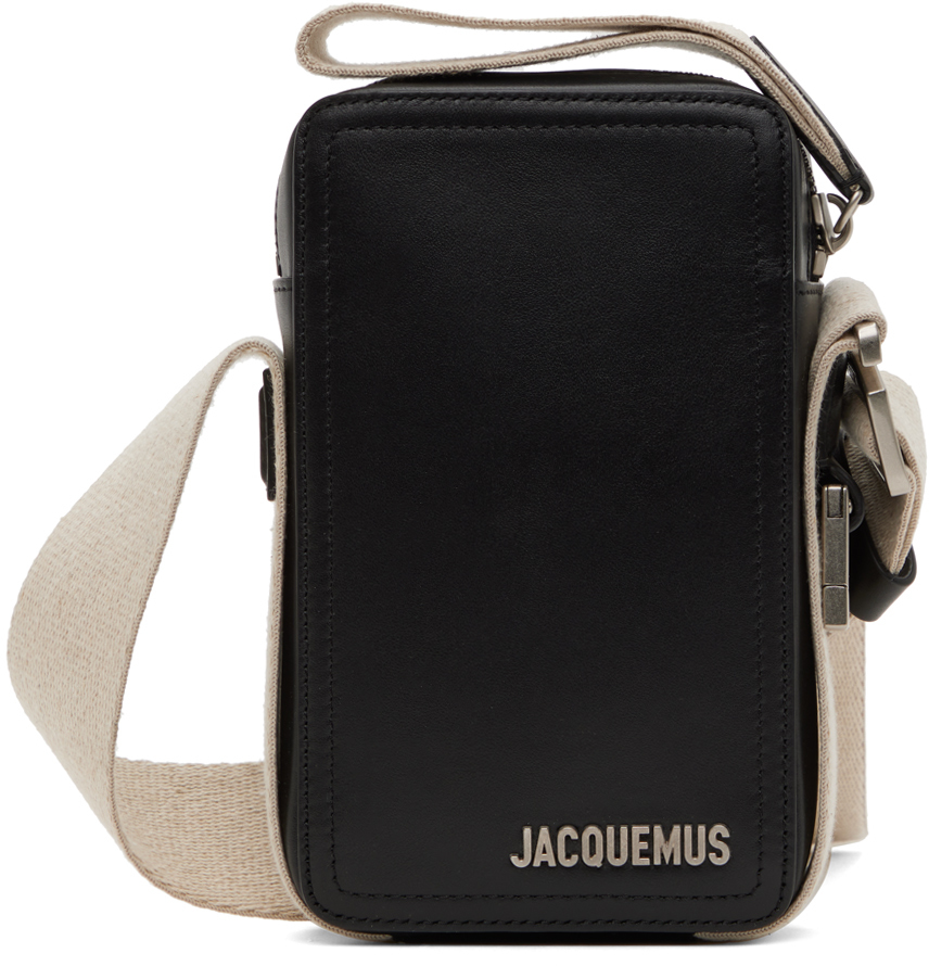 Jacquemus Black Les Classiques 'le Cuerda Vertical' Bag In 990 Black