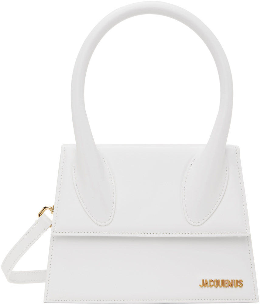 Shop Jacquemus White Les Classiques 'le Grand Chiquito' Bag In 100 White