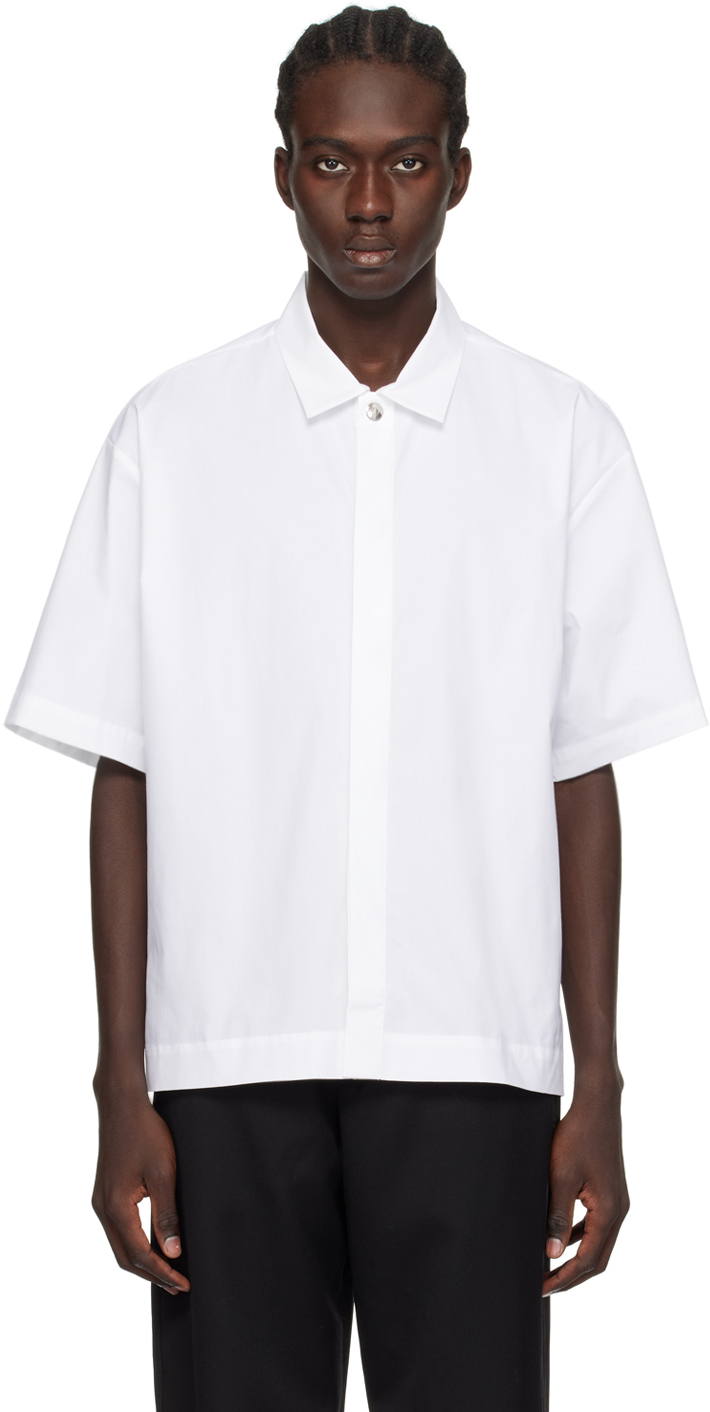Jacquemus White Les Classiques 'la Chemise Manches Courtes' Shirt
