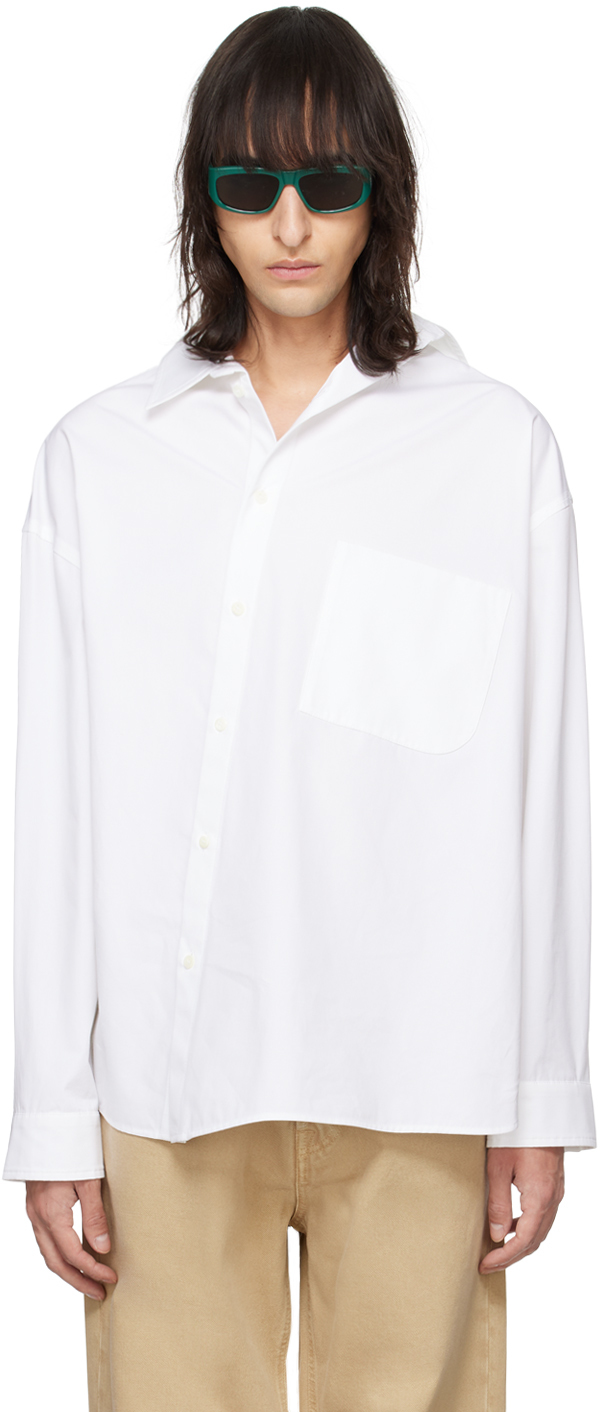 White Les Sculptures 'La chemise Cuadro' Shirt