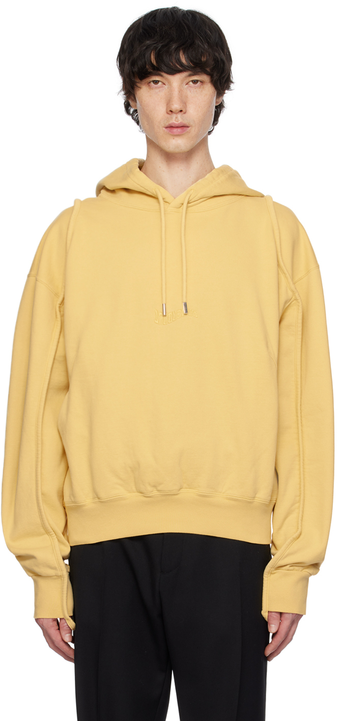 JACQUEMUS Yellow 'Le sweatshirt Camargue' Hoodie