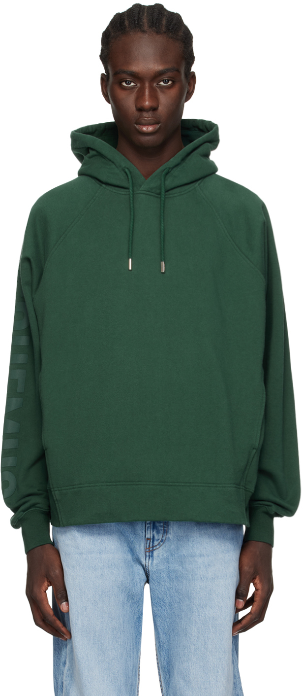 Green 'Le hoodie Typo' Hoodie